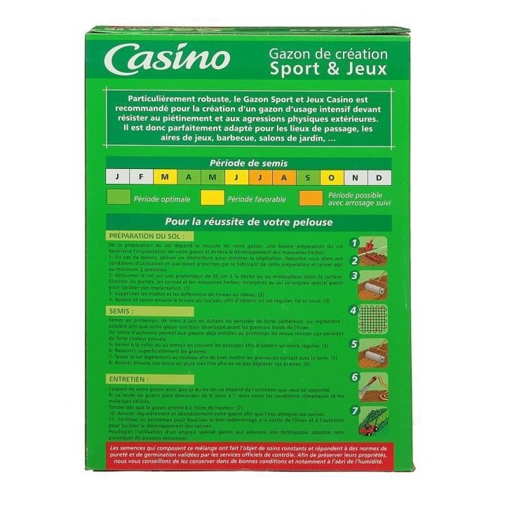 Gazon Sport et jeux - 3Kg