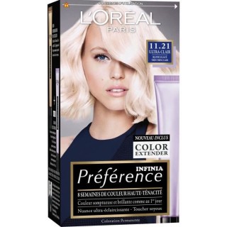 Coloration permanente INFINIA Préférence L'OREAL - Moscou 11.21