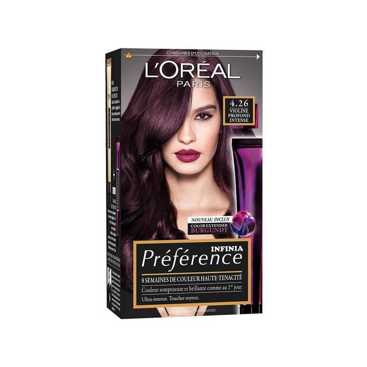 Coloration permanente Préférence L'OREAL PARIS - 4.26 Toscane Violin