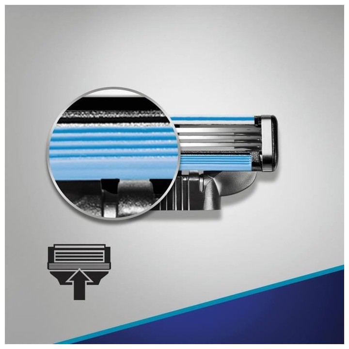 GILLETTE Lames de rasoir Mach3 Start x12