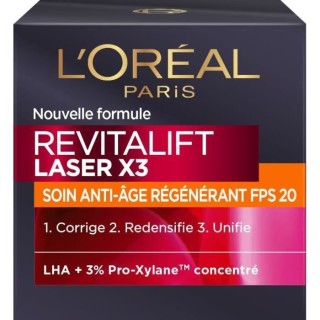 Soin anti-âge régénérant FPS20 Revitalift LaserX3 L'OREAL PARIS -
