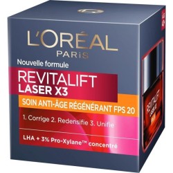 Soin anti-âge régénérant FPS20 Revitalift LaserX3 L'OREAL PARIS - 50 ml