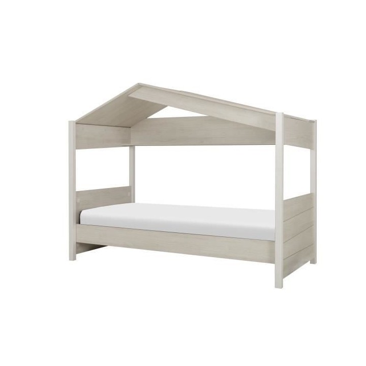 LIT CABANE 90X200 - CHARME L:105 H:176 P:207 - Décor Blanchi - NAIROB