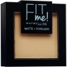 Poudre Compact Fit Me MAYBELLINE 250 Beige Ensoleillé - 9 g