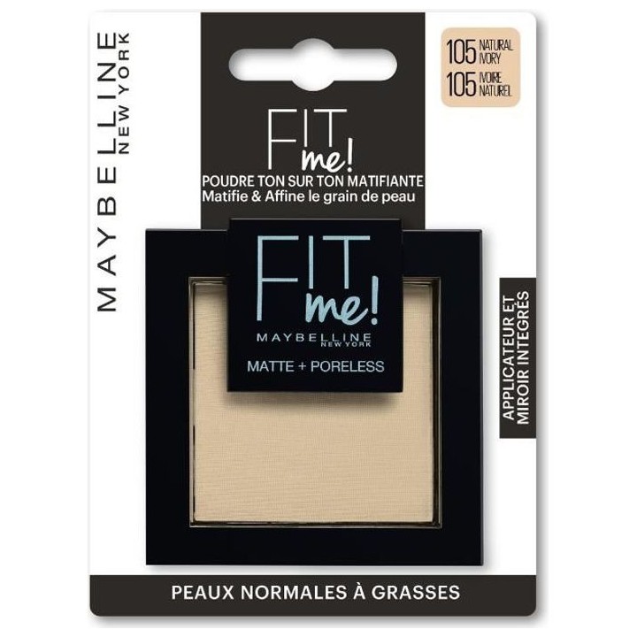 Maybelline New-York - Poudre Compacte Fit Me Matte & Poreless - Peaux