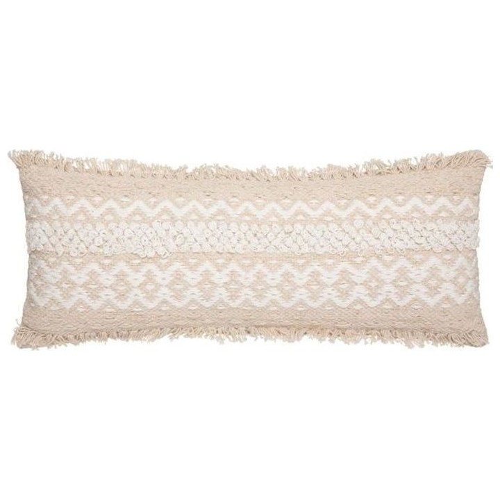 Coussin Coton - 25 x 58 cm - Sable Cuivre
