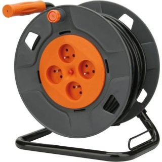 Enrouleur bricolage ZENITECH 40m - 4 prises 16A - 3G1,5mm²