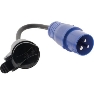 Adaptateur caravane ZENITECH femelle 16A - mâle CEE17
