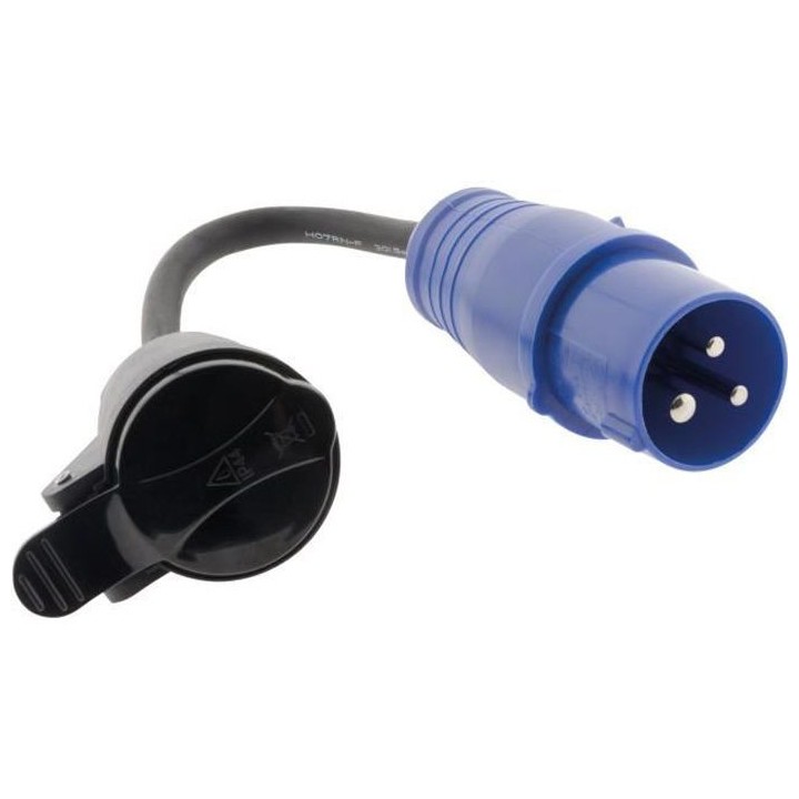 Adaptateur caravane ZENITECH femelle 16A - mâle CEE17