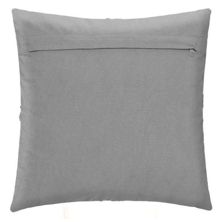Coussin Tuft Inca - 40 x 40 cm - Gris