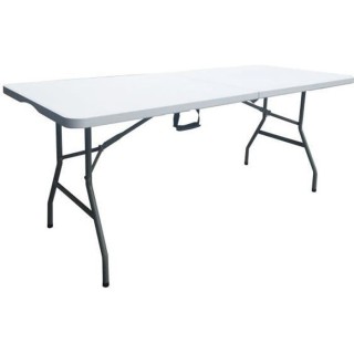 Table de réception traiteur pliante - 8 personnes - 180x74 xH.73.5 cm