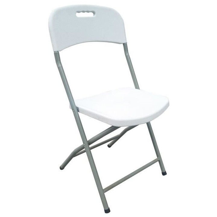 Lot de 2 chaises de jardin pliantes pour réception - 42 x 42 x 87 cm