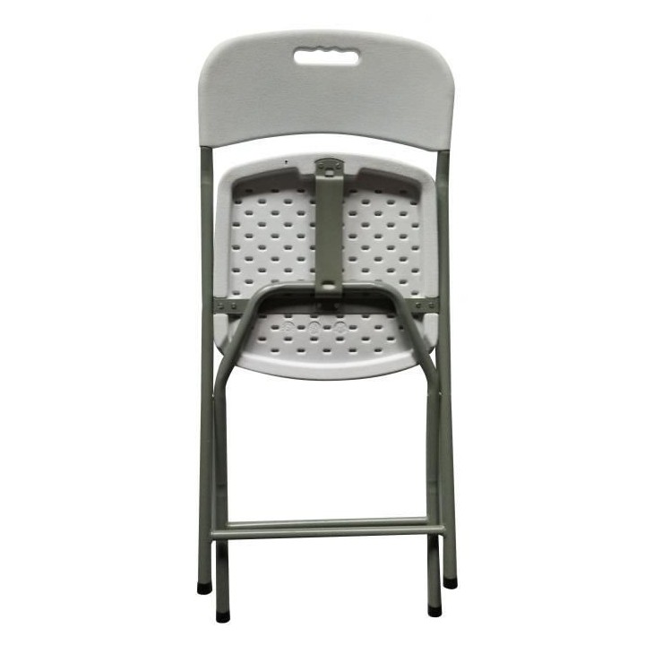 Lot de 2 chaises de jardin pliantes pour réception - 42 x 42 x 87 cm