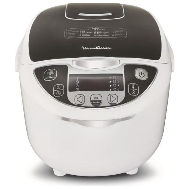 MOULINEX MK708E10 Multicuiseur 25 en 1, 5 L, 25 programmes, Cuiseur ri