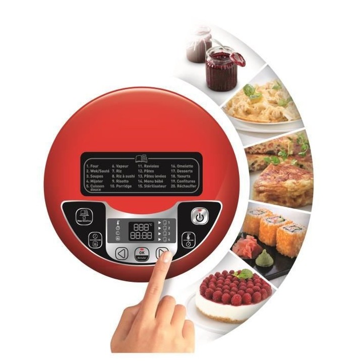 MOULINEX MK708E10 Multicuiseur 25 en 1, 5 L, 25 programmes, Cuiseur ri