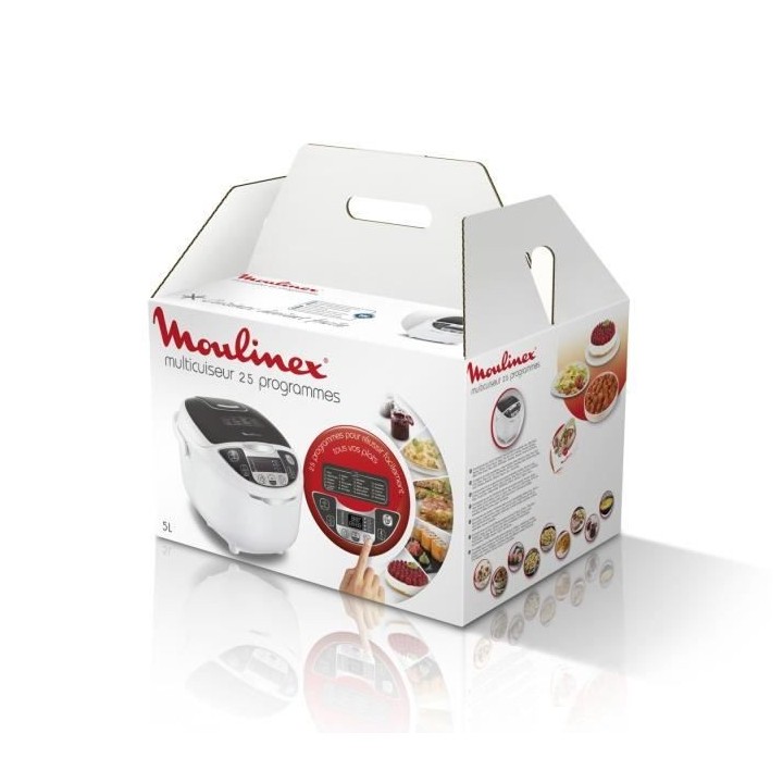 MOULINEX MK708E10 Multicuiseur 25 en 1, 5 L, 25 programmes, Cuiseur ri