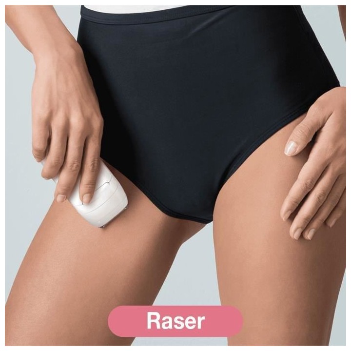 Braun, Epilateur Avec Tete Pivotante Smartlight SensoSmart, Avec Face