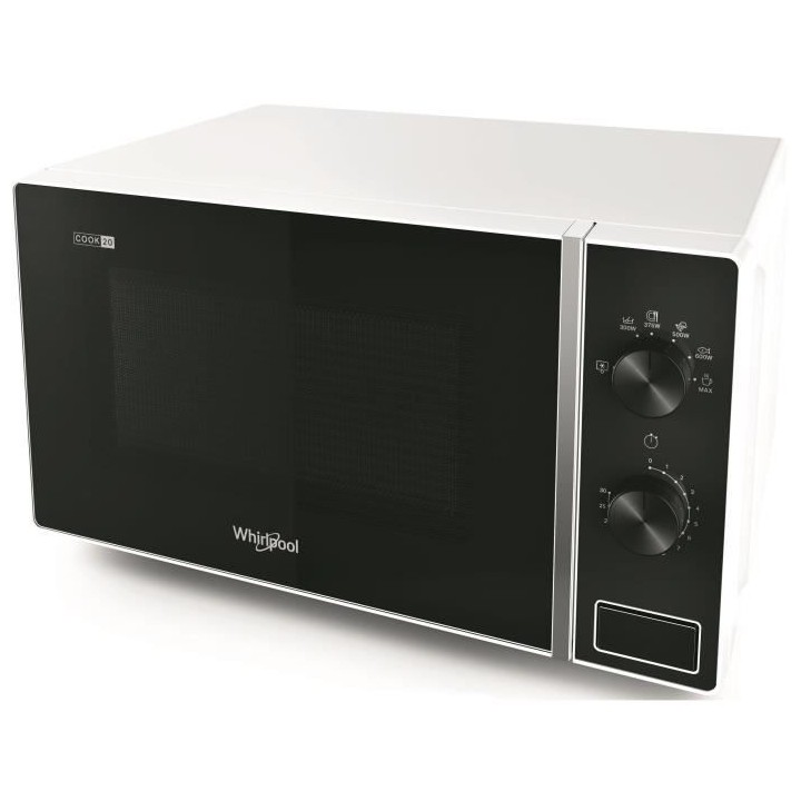 Micro-onde solo COOK 20 -WHIRLPOOL - MWP101W - BLANC - H26,2 cm x L45,