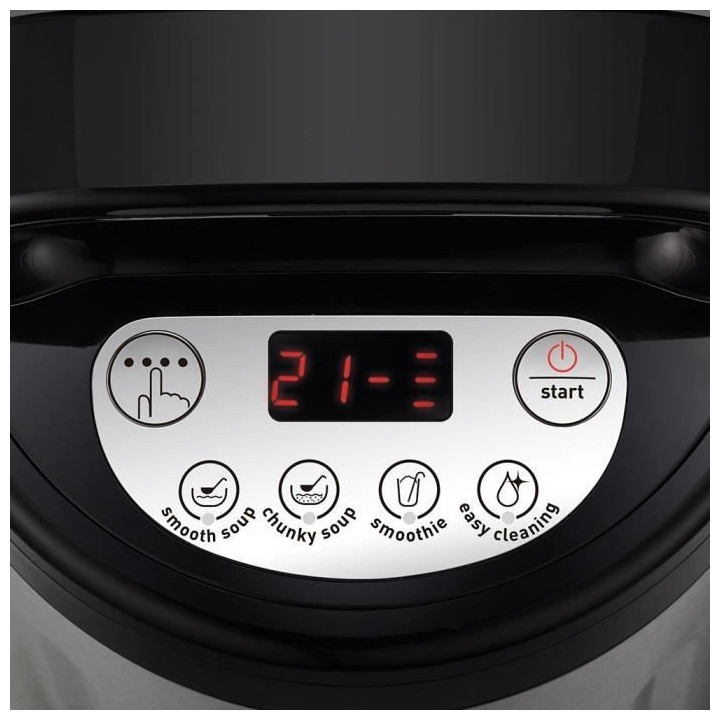 MOULINEX YY4301FG My Daily Soup Blender Chauffant, Capacité utile 1.2