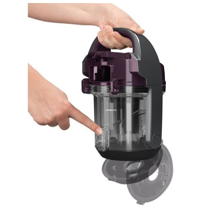 BOSCH Aspirateur sans sac GS05 Cleann'n - Mauve