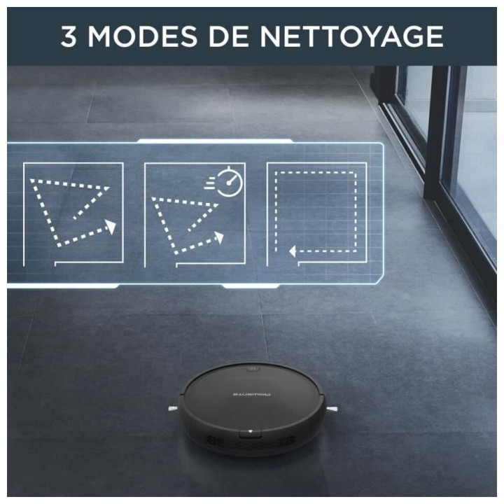 ROWENTA RR6825WH X-Plorer Serie 20 Aspirateur robot, 3 modes de naviga