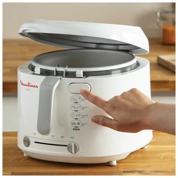 MOULINEX AF203110 Uno Friteuse électrique, Hublot de contrôle, Capac
