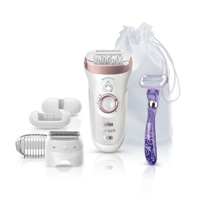 BRAUN Silk-épil 9 9 / 870 SensoSmart Epilateur électrique - 7 acce