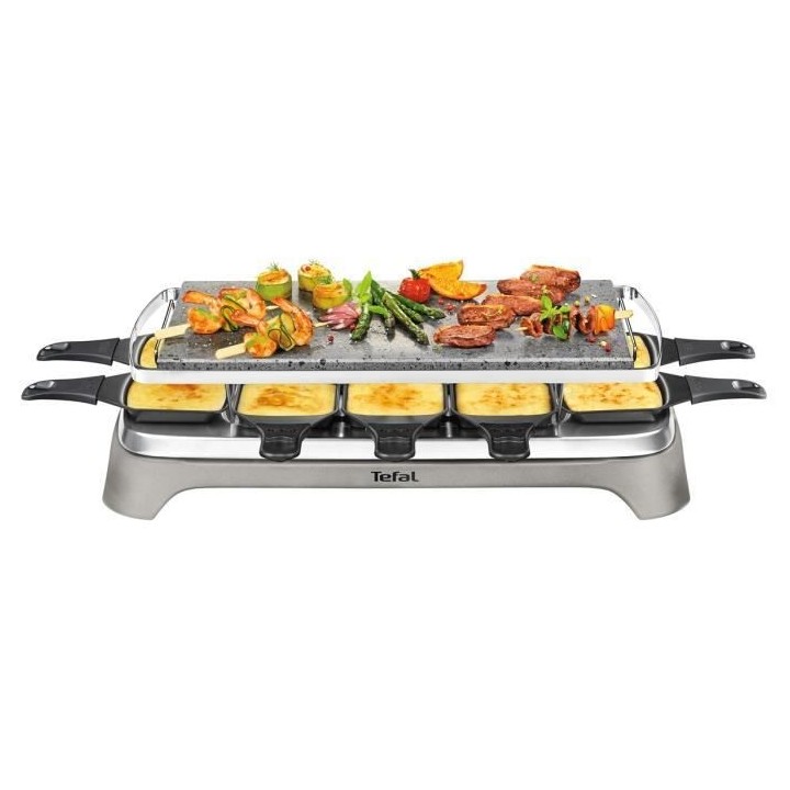 TEFAL - Raclette Inox et Design PR457B12