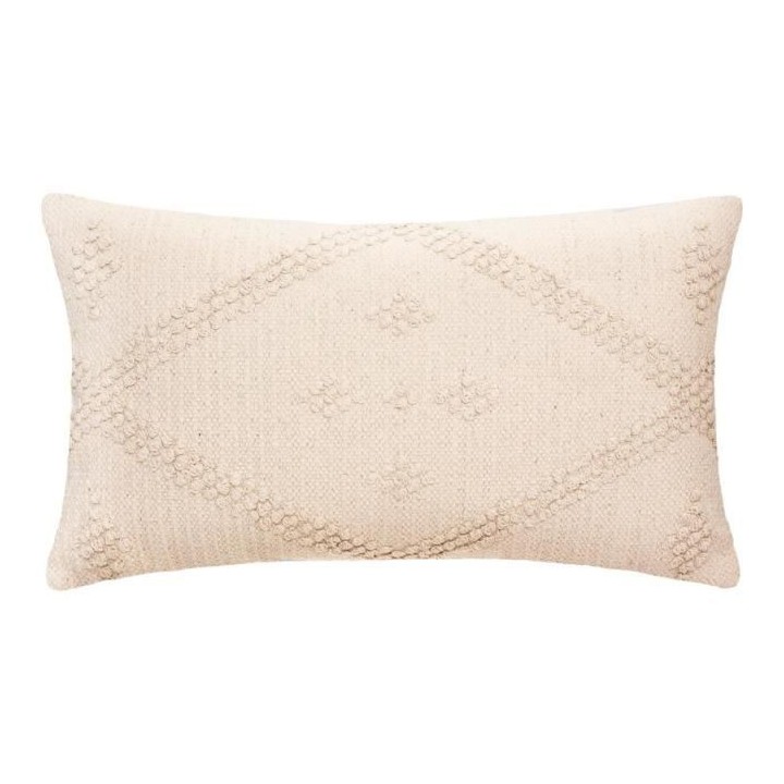 Coussin Coton 3D Safari - 38 x 58 cm - Ivoire