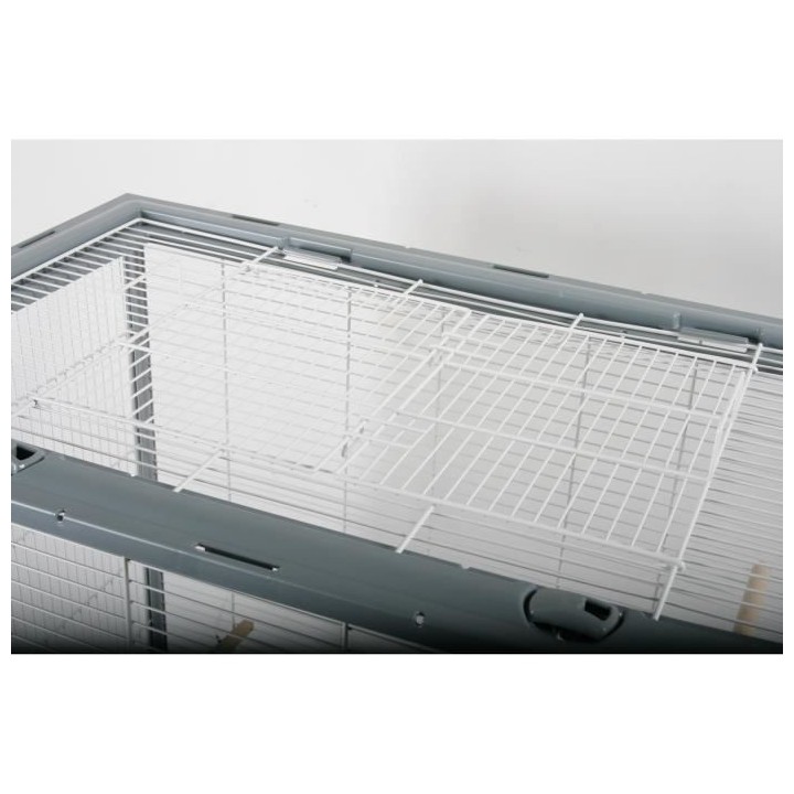 ZOLUX Cage surélevée Néo Jili pour oiseaux - L 78 x P 47,5 x H 112