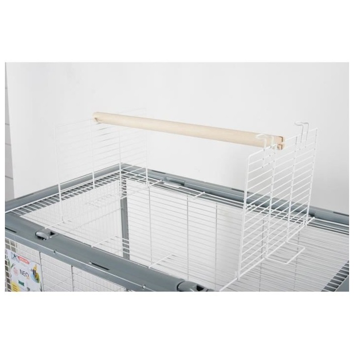 ZOLUX Cage surélevée Néo Jili pour oiseaux - L 78 x P 47,5 x H 112