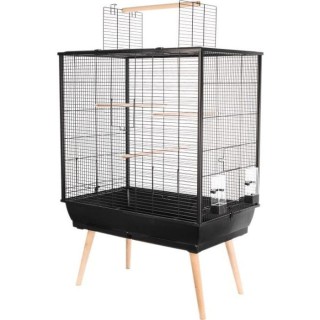 ZOLUX Cage surélevée Néo Jili pour oiseaux - L 78 x P 47,5 x H 112