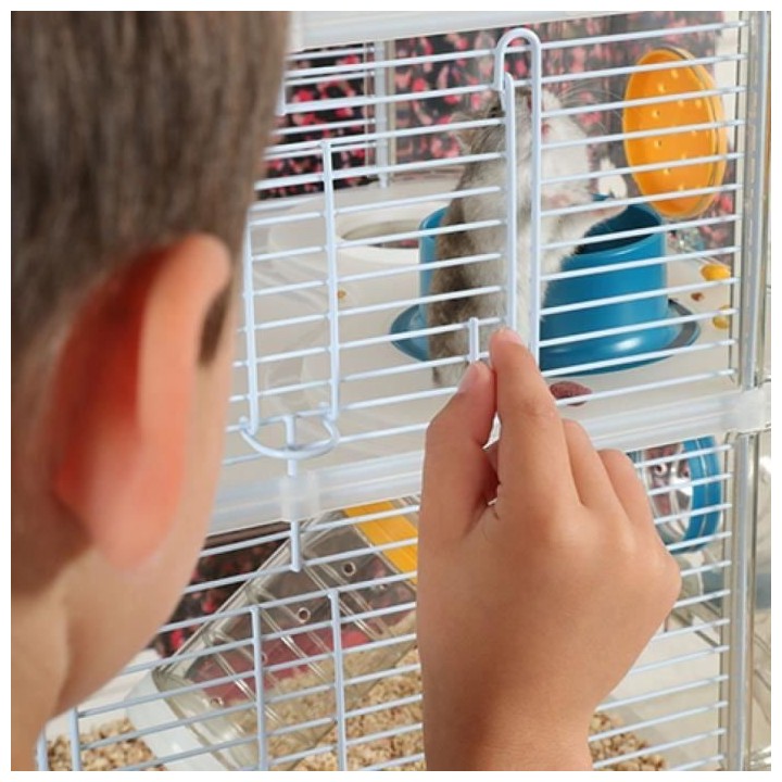 ZOLUX Cage sur 2 étages pour hamsters, souris et gerbilles - Rody3 du