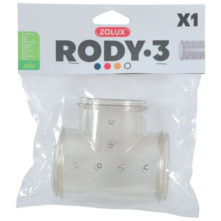 ZOLUX Tube en T pour cage rongeur Rody3 - Roylounge