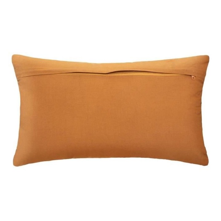 Coussin Coton 3D Safari - 38 x 58 cm - Jaune Ocre