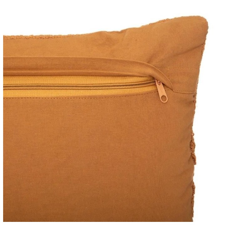 Coussin Coton 3D Safari - 38 x 58 cm - Jaune Ocre
