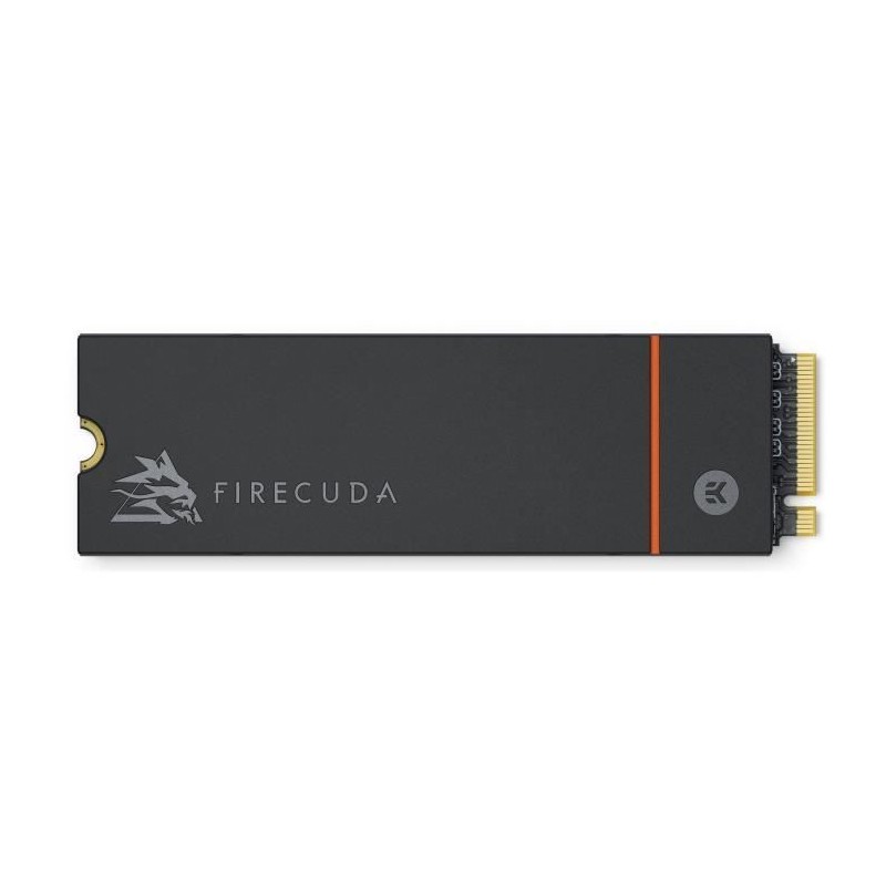 Disque SSD Interne - SEAGATE - FireCuda 530 Heatsink - 1To - PCI Express 4.0 x4 (NVMe) (ZP1000GM3A023)