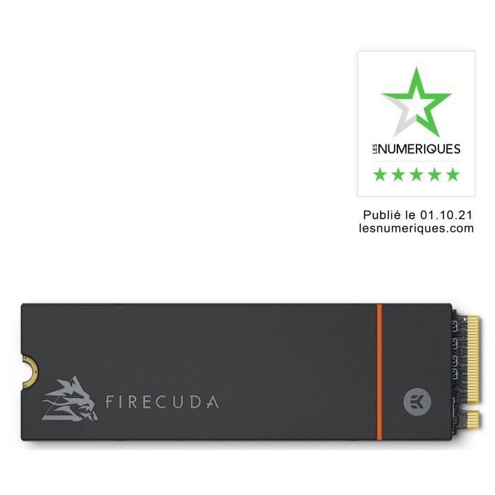 Disque SSD Interne - SEAGATE - FireCuda 530 Heatsink - 1To - PCI Expre