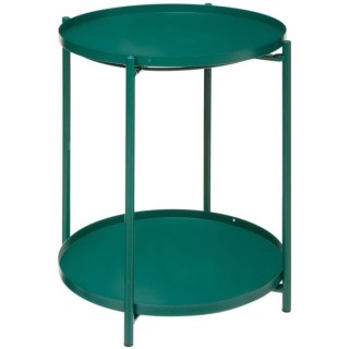 Table café Meeko 2 places - Fer - Vert Cedre - Style contemporain - S