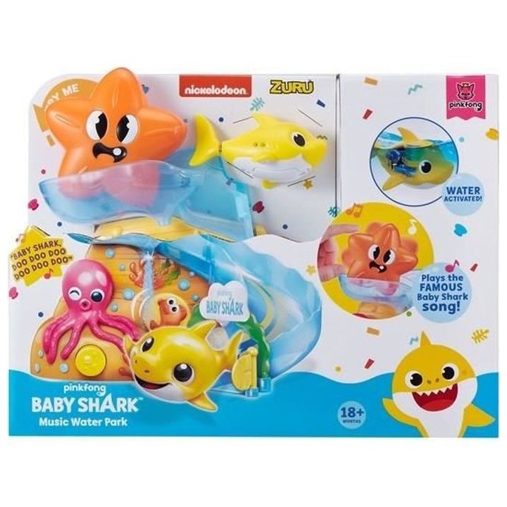 PLAYSET BABY SHARK avec Toboggan et Poisson Nageur + Mélodie