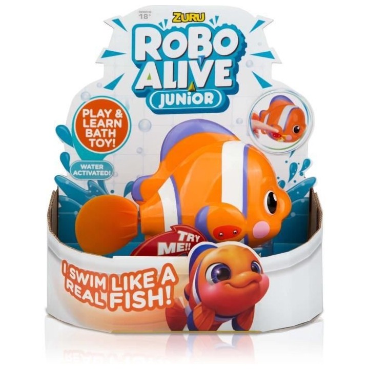 ZURU Figurine Poisson Robot Junior Némo - Orange