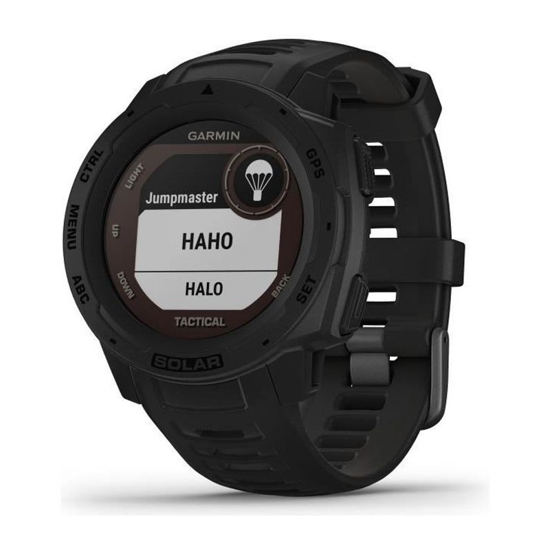 GARMIN Instinct Solar Tactical Montre connectée, Black