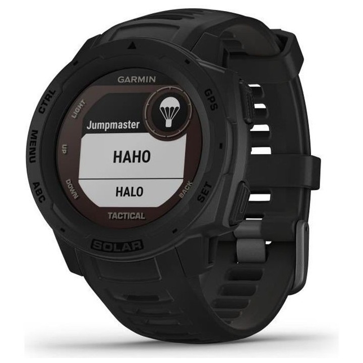 GARMIN Instinct Solar Tactical Montre connectée, Black