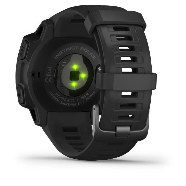 GARMIN Instinct Solar Tactical Montre connectée, Black