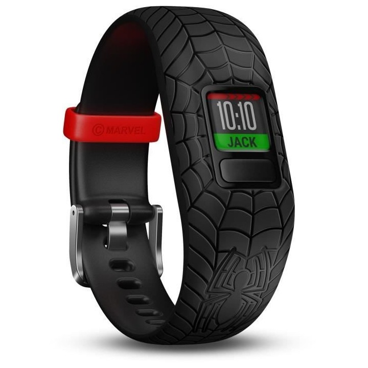 GARMIN Vivofit Junior 3 - Bracelet Connecté Enfant - Age 6+ - Spider