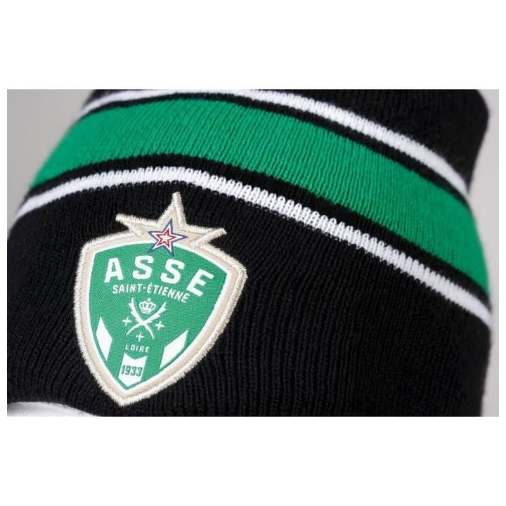 Bonnet HUMMEL pour Fan AS Saint-Etienne - Noir