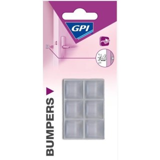 GPI Amortisseur poignée de porte bumper poignée - 19 x 19 mm - Trans