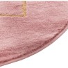 ATMOSPHERA FOR KIDS Tapis rond Couronne Lurex - Rose