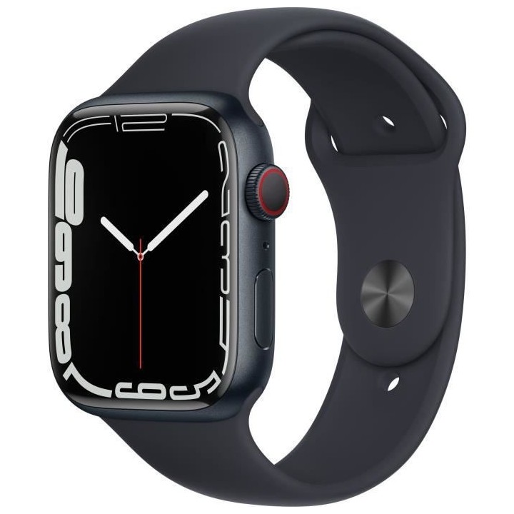 Apple Watch Series 7 GPS + Cellular - 45mm - Boîtier Midnight Alumini