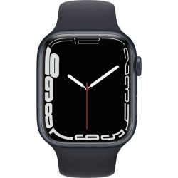 Apple Watch Series 7 GPS + Cellular - 45mm - Boîtier Midnight Aluminium - Bracelet Midnight Sport Band - Regular